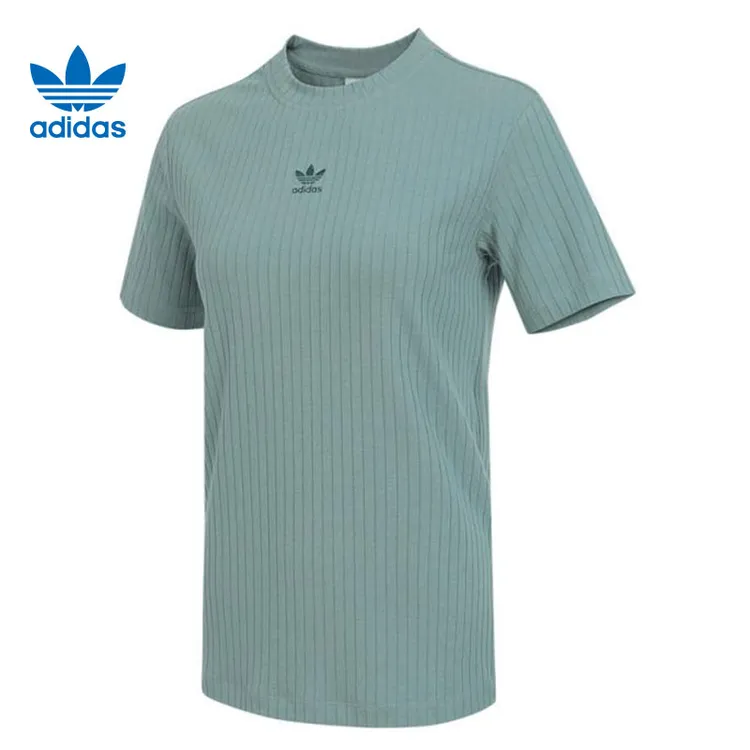 Adidas阿迪达斯三叶草【官方正品】夏季女子运动休闲短袖T恤JD1490