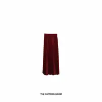 The pattern room | 动态斑斓定染光圈红百褶半裙