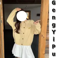 （更衣铺专属）可爱刺绣小狗开衫1104厂