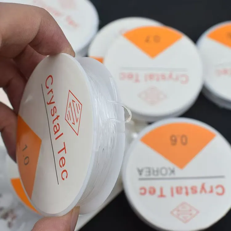 【10卷装】透明水晶弹力线手串绳穿串珠弹力线