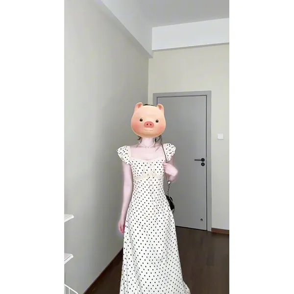 法式收腰显瘦设计感波点茶歇裙2025年夏季超好看绝美小个子连衣裙