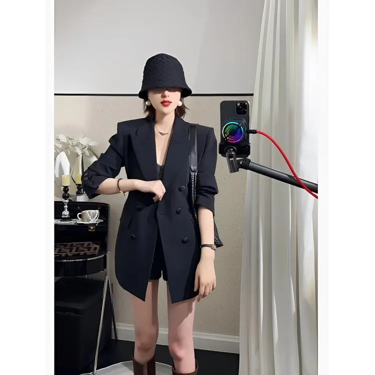 构筑极简艺术美感2025年新款春秋西装高级感外套女款爆款2025新款