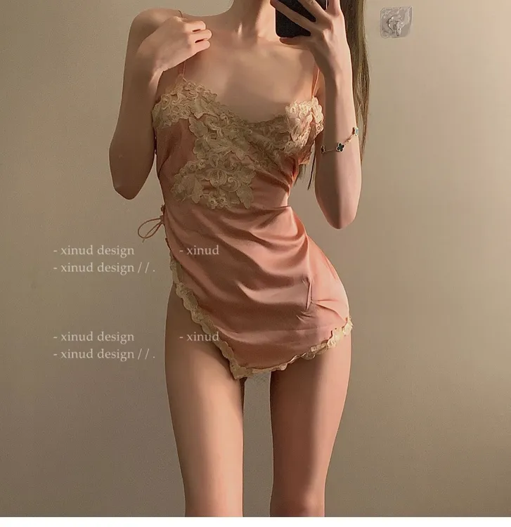 （80-120斤）吊带裙薄款性感睡裙露背短裙无袖女连衣裙夏季吊带