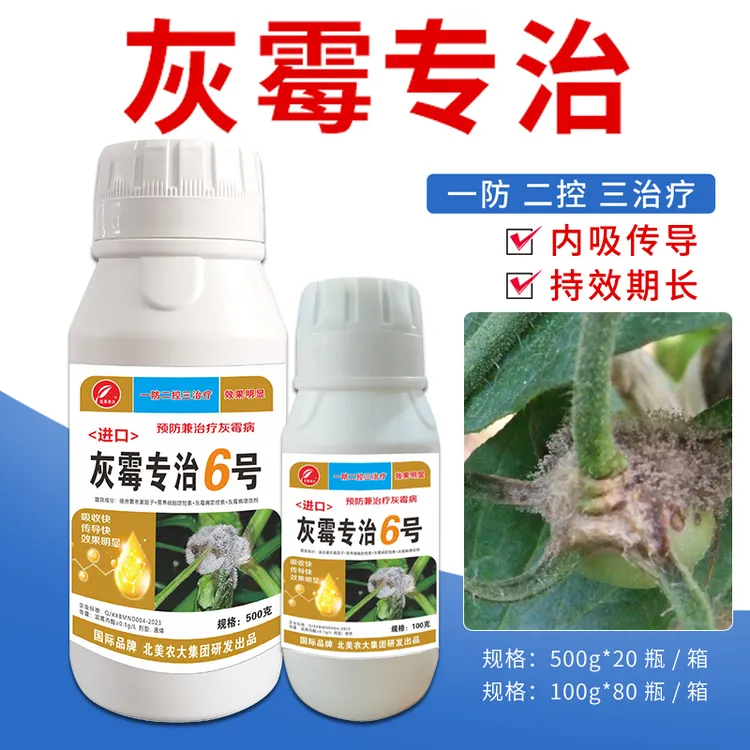 灰霉病专用杀菌剂番茄茄子辣椒灰霉病防控微生物叶面肥作物通用