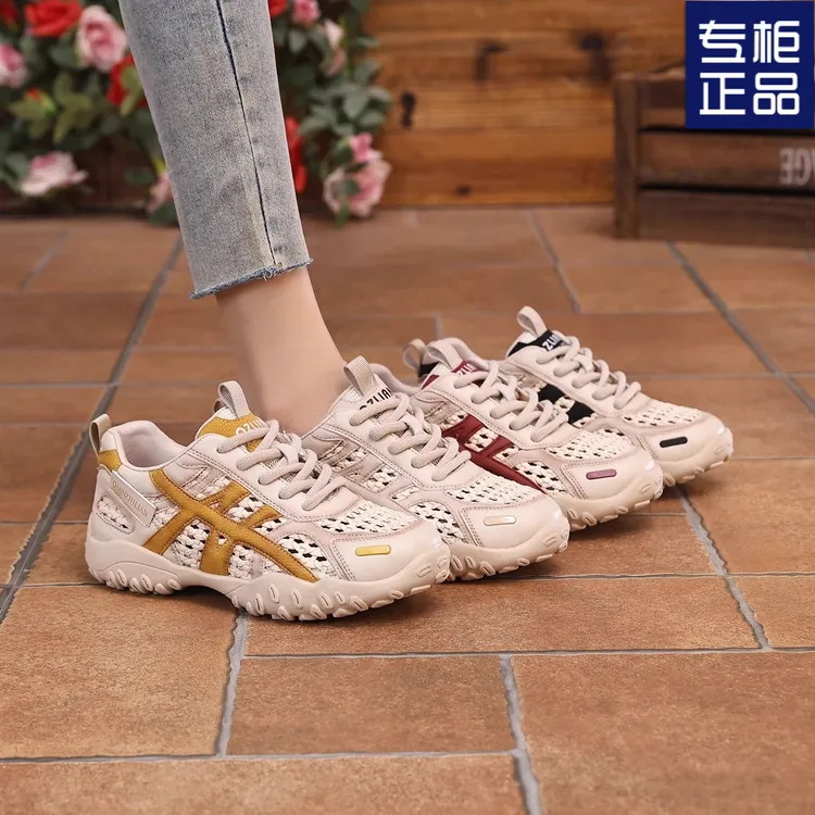 安踏适用新款平底老爹鞋女2025夏季学生跑步运动厚底增高休闲部派