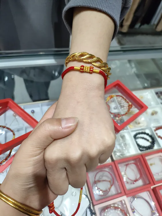金蚕丝化岁手工编绳，下单备注身高体重