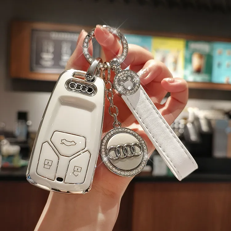 奥迪钥匙套新Q5L/A4L/A6L/A5/Q7/A3TT汽车钥匙保护壳包扣高档男女