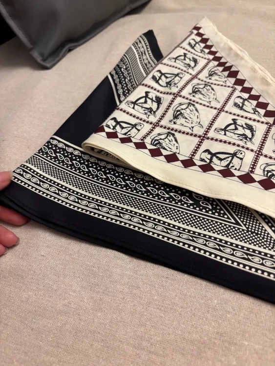 （手工抬板）边85×135高级感斜纹三角巾 无运险 完美主义绕道