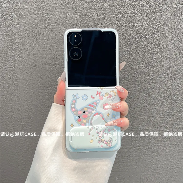 透明折叠壳适用华为荣耀/OPPO/VIVO/小米/三星/小米mixflip手机壳