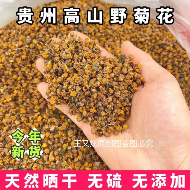 深山野生小胎菊野菊花晒干可泡水天然菊花农家采摘干货