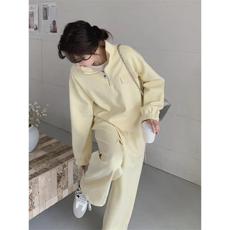 220时尚设计感宽松休闲运动套装K248