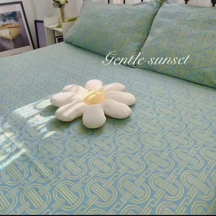 （三件套）加厚款生姜暖绒磨毛保暖床单三件套（总）