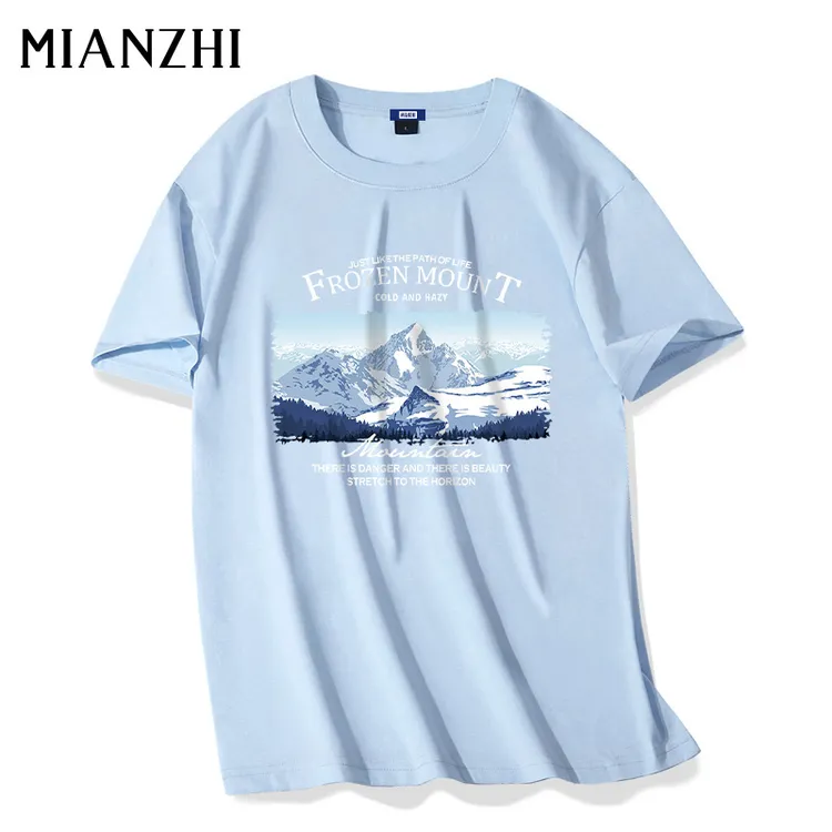 棉致MIANZHI冰丝速干t恤男夏季薄款短袖透气休闲半袖运动体恤衫