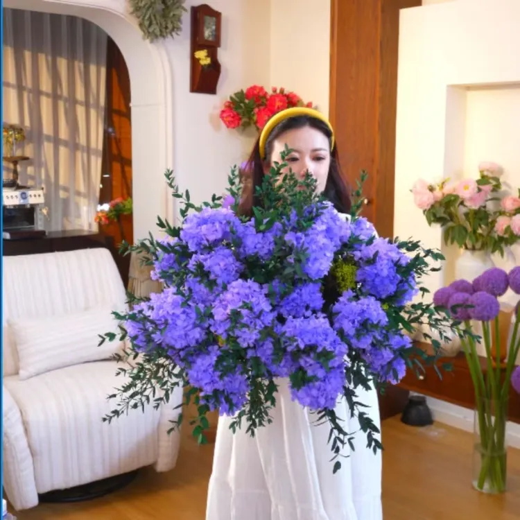 【蓝花盈色】高端稀有超漂亮小众永生花Y12A