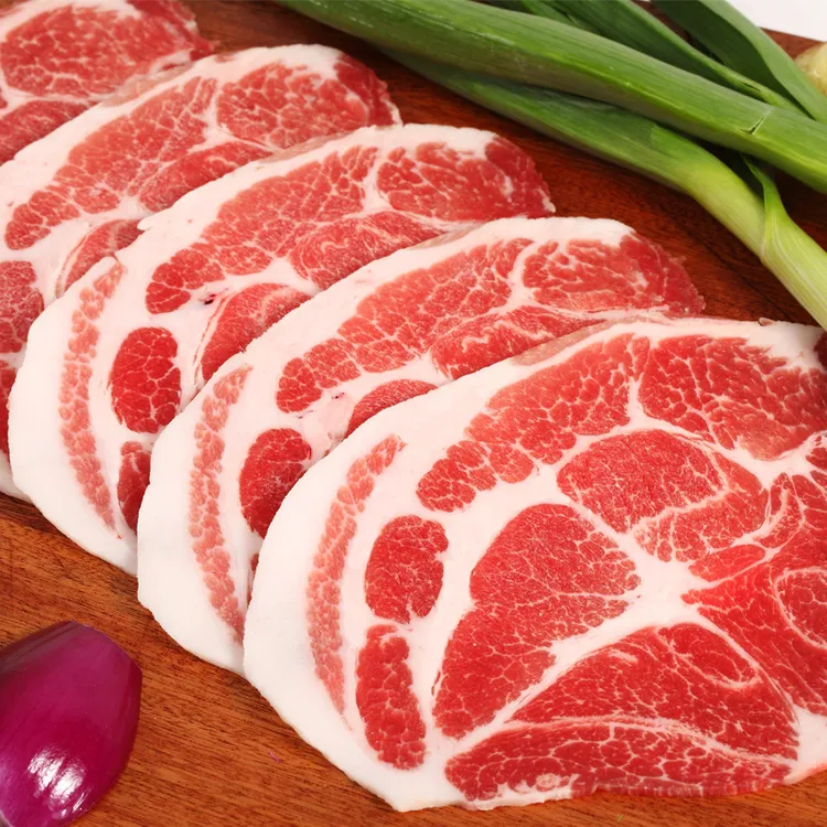 5斤梅花肉猪肉鲜肉土猪肉不带皮土猪肉黑猪肉