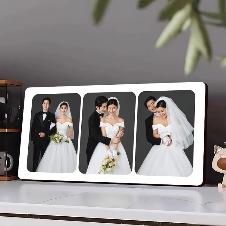 宫格相框摆台定制打印照片打印相册结婚周年纪念日情侣写真照片框