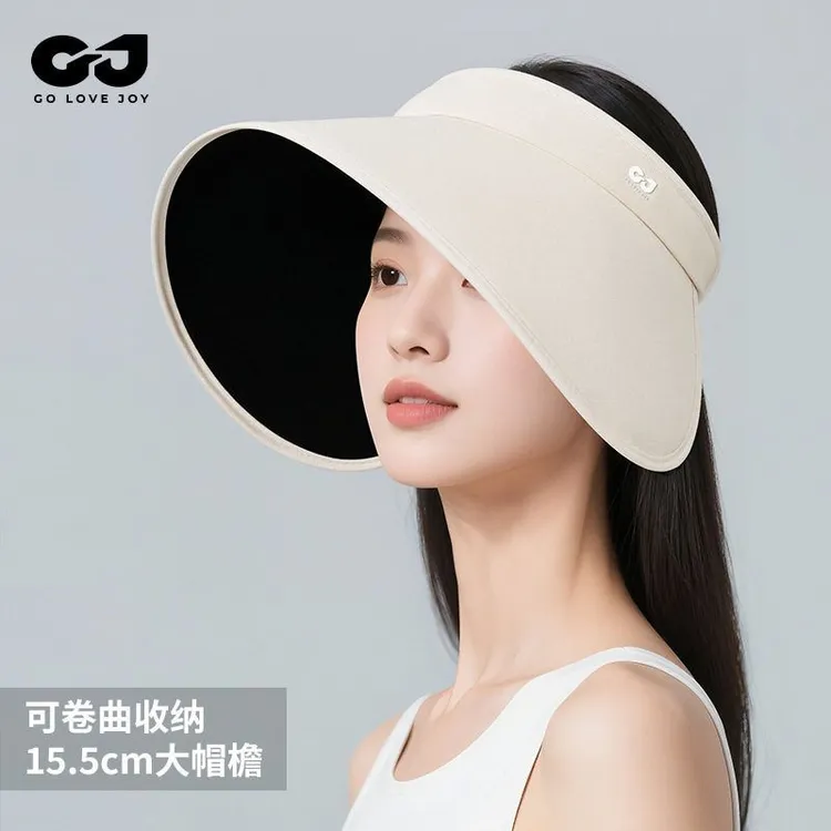 GOLOVEJOY高乐捷加大版帽檐环绕式防晒帽刘海柱