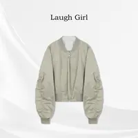 楚楚君 Laugh girl【人气王】早秋时尚棒球服外套WL53960J