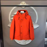 冬季新款户外冲锋衣羽绒棉服男女同款连帽保暖工装外套Y019