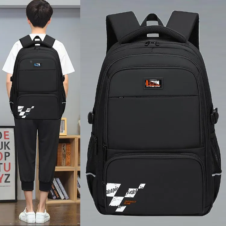 新款大容量高中初中学生书包男生大号小学生五六年级男孩减负背包
