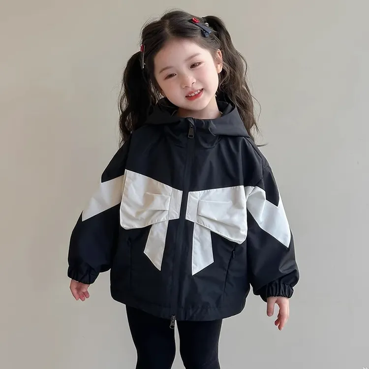 女童春季外套2025新款女孩上衣儿童洋气户外运动新外套宝宝春秋款