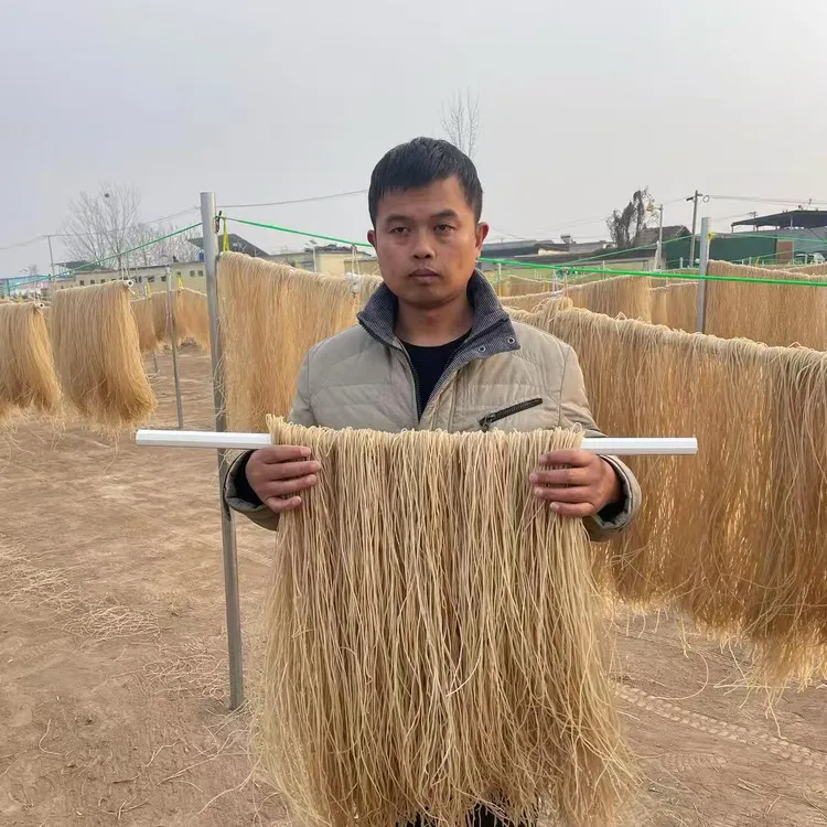 山东正宗国庄红薯细粉条宽粉农家手工红薯粉条地方特产