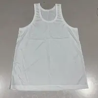 涤纶白背心 军迷背心