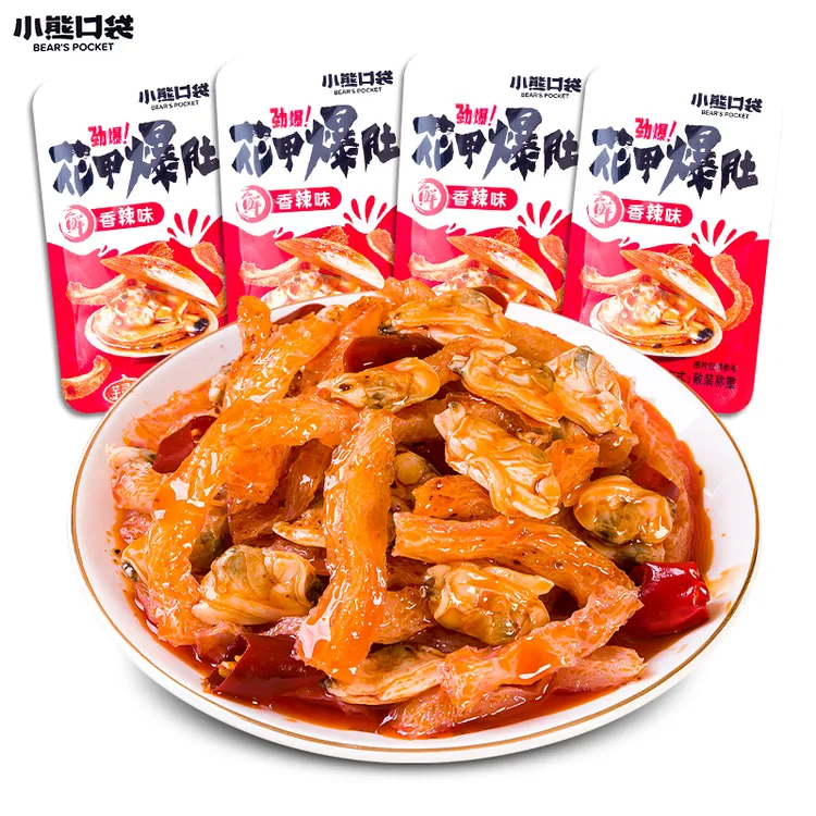 魔芋花甲爆肚休闲零食魔芋