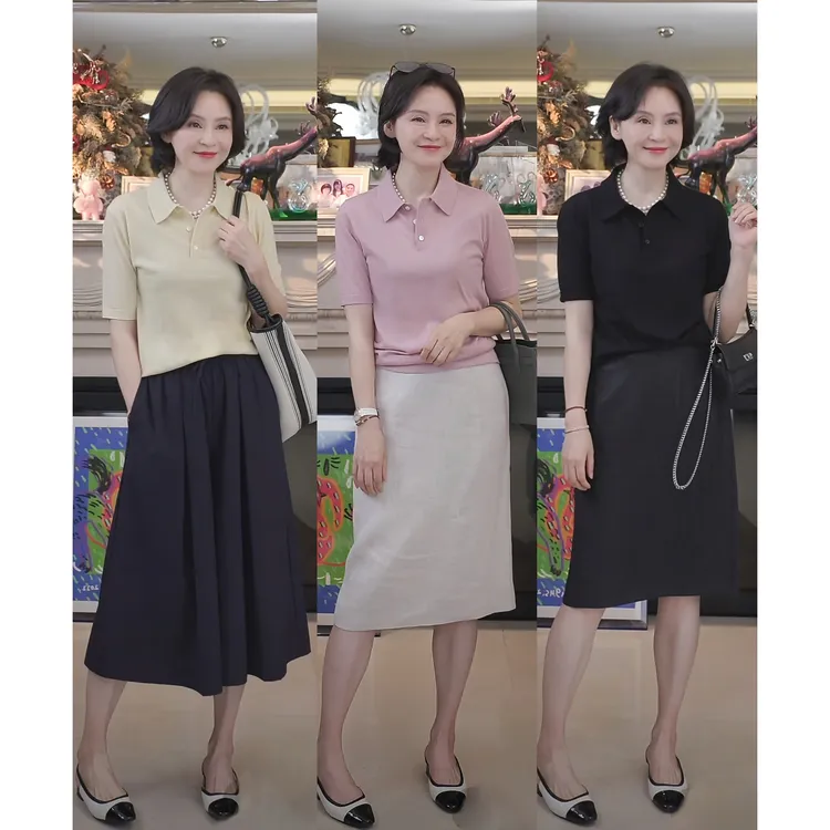 我是摩羯 天山羊绒Polo衫 双股80支100山羊绒鼎奢自洁秋上衣