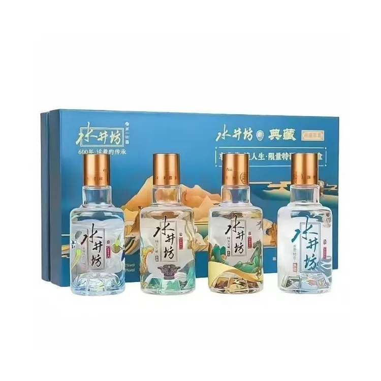 水井坊典藏礼盒装（非卖品鉴）浓香型 J 52度-53度100ml*4