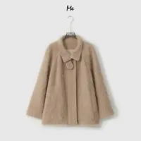 ME【曼特宁】北纬37度山羊绒拉毛工艺时尚百搭一手长大衣MESA2536