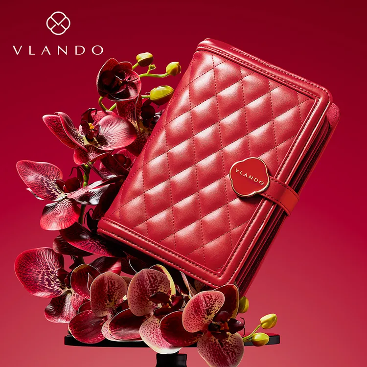 新款真皮首饰收纳册黄金收纳包高档精致新年礼物圣诞礼物