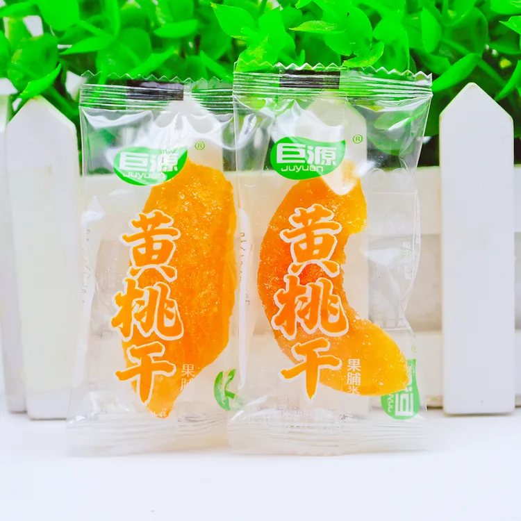 巨源黄桃干果脯类果干零食小吃独立包装食品佐餐间食办公休闲零食