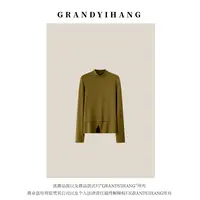 【艳姐推荐】秋冬新款气质百搭纯色上衣25572