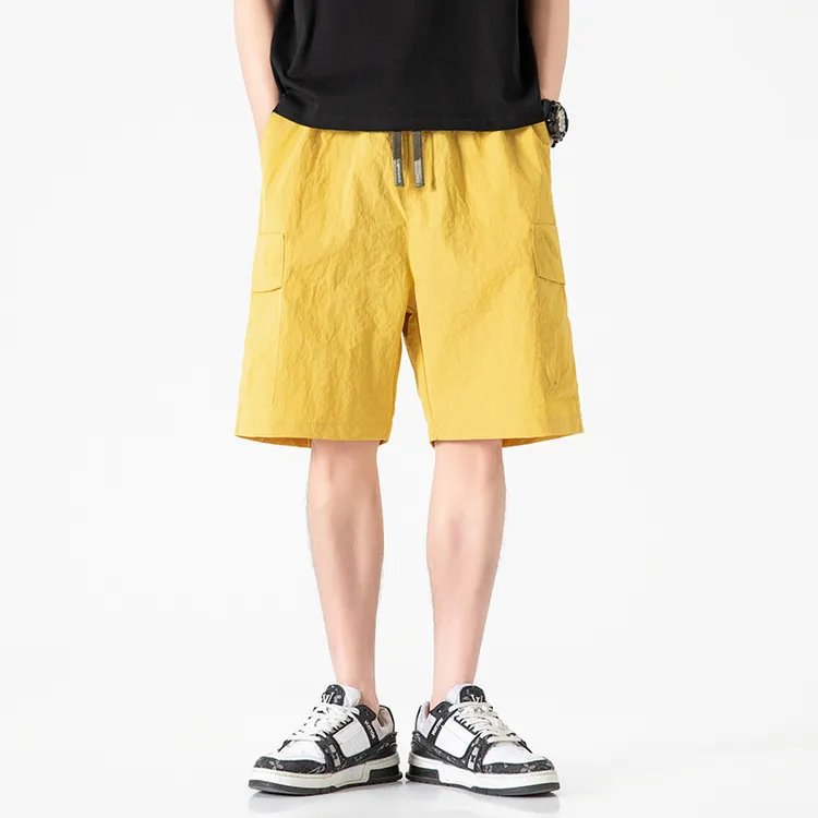 2025夏季潮牌工装短裤男夏季薄款机能风宽松美式机能风男夏季速干