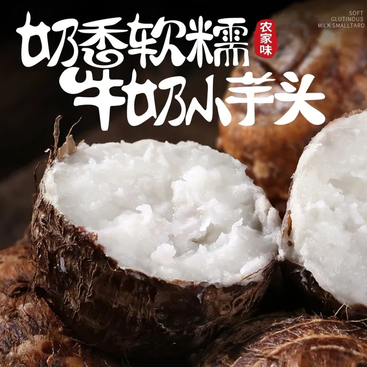 云南牛奶小毛芋头粉糯香甜新芋头当季现挖蔬菜新鲜云南小芋头