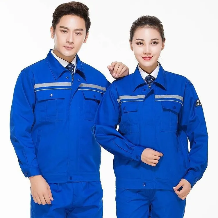 春秋款防静电工作服加厚耐磨涤棉服装