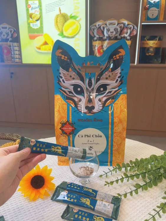 猫皇金品牌越南进口特浓版猫屎咖啡800g白领的最爱（办公室必备）