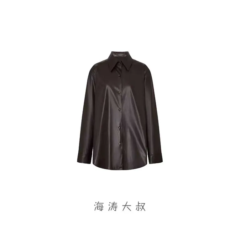 【海涛大叔】「永恒契约」圆姐同款超柔软复古高级pu外套