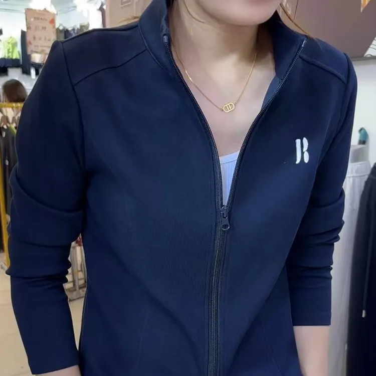 2523款70休闲运动立领开衫外套女秋季新款洋气显瘦