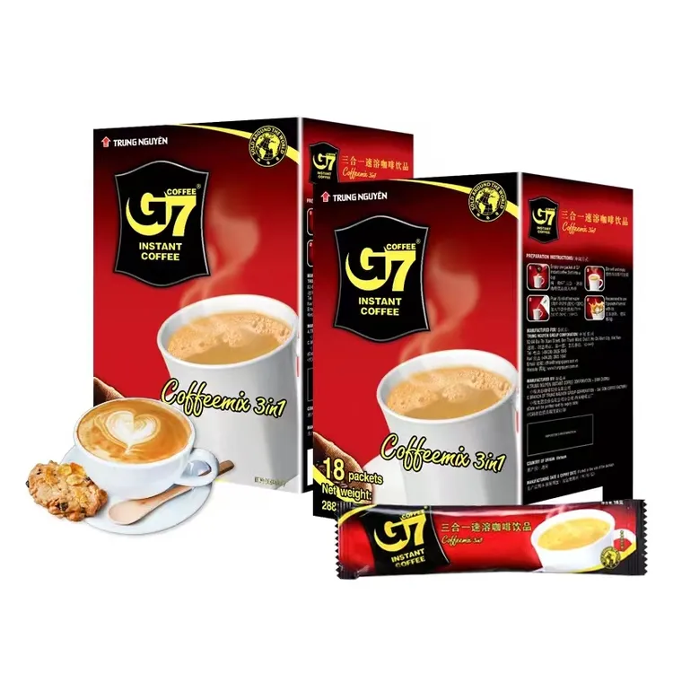G7COFFEE【苗苗推荐】越南原装进口中原G7三合一速溶咖啡粉越南咖啡