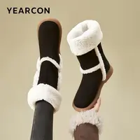 意尔康冬季时尚休闲保暖女靴雪地靴S692DM26333W