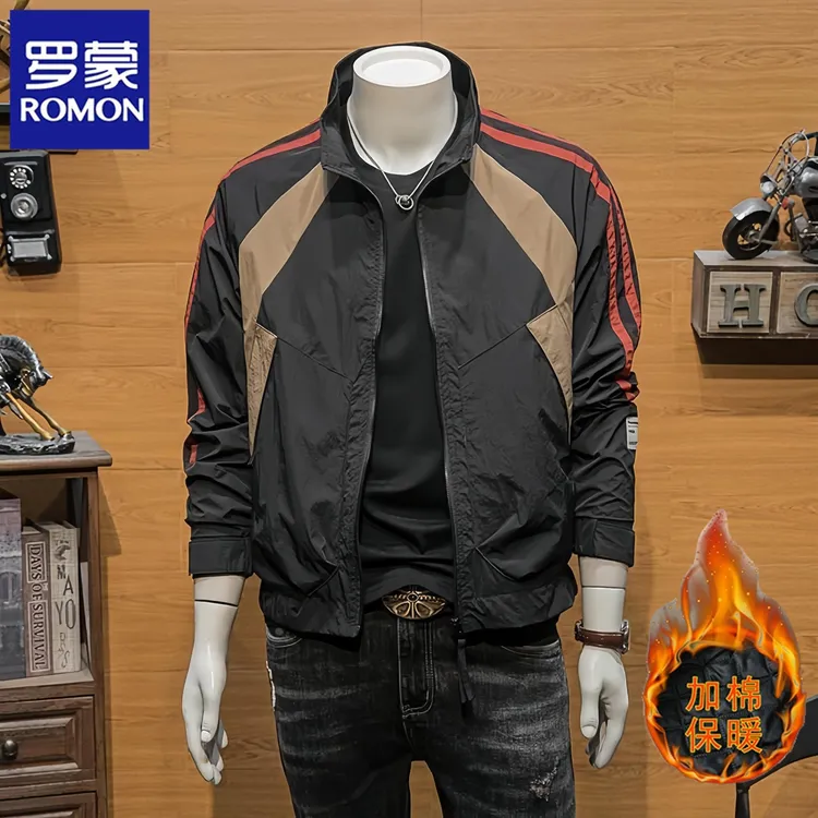 罗蒙工装外套男潮牌高级感春秋季新款2025休闲韩版痞帅飞行员夹克