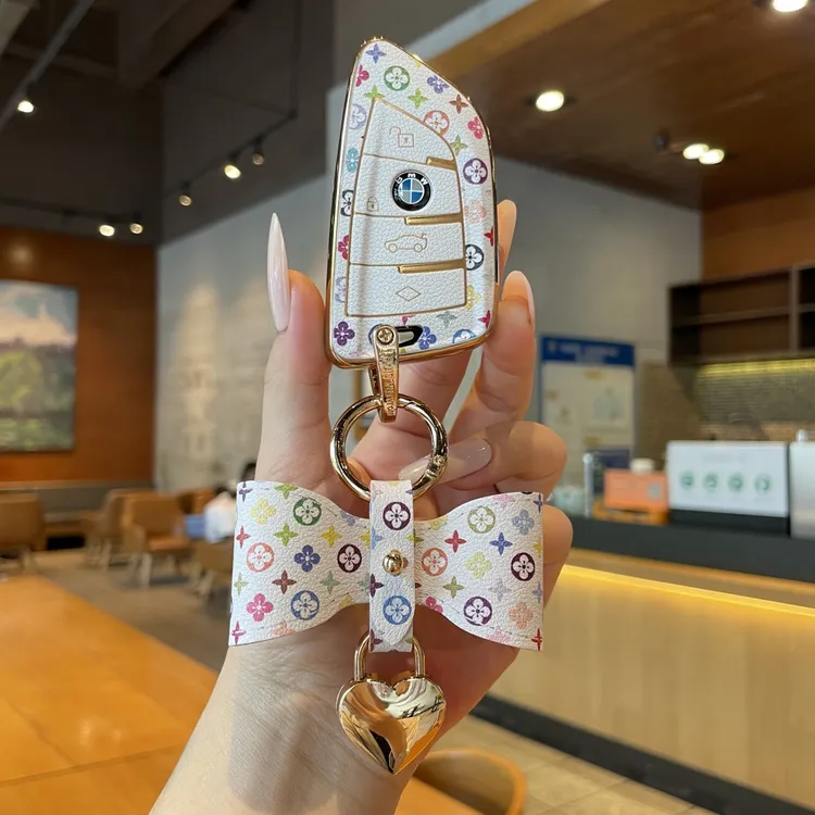 适用宝马汽车各年份车型钥匙保护套3系5系7系X3X5X7M234系扣壳女