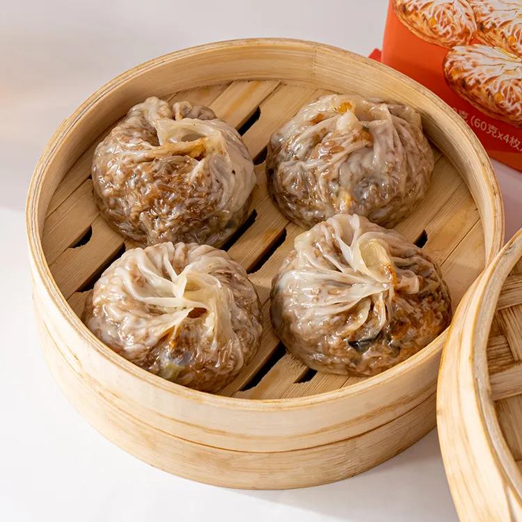 舒味思&白漫漫纸皮烧麦三丁蛋黄麻辣小龙虾苏式手工大烧麦年货