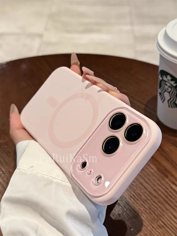 升级新款液态硅胶磁吸适用苹果17promax手机壳肤感17pro防摔17硬