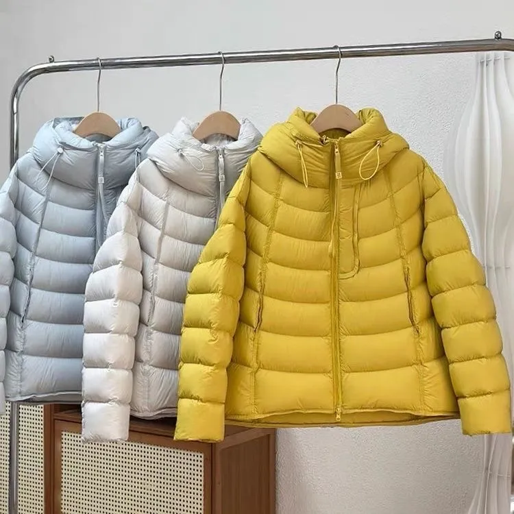 冬季新款泡芙羽绒服女加厚百搭时尚连帽面包服宽松保暖短款外套