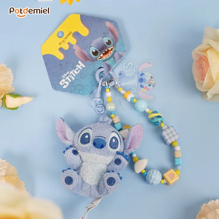 potdemiel迪士尼朱迪尼克史迪仔草莓熊噗噗手机链挂件