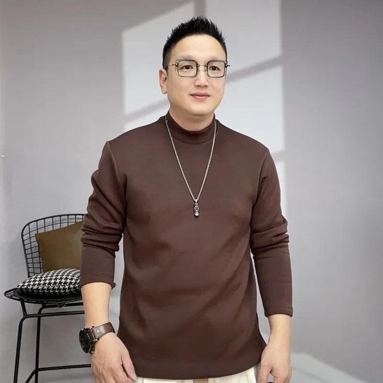 【加绒加厚】400克1斤重高端男士打底衫