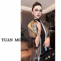 YUAN MODEL/媛老板-立体明线高领气质套头针织衫打底上衣 092479